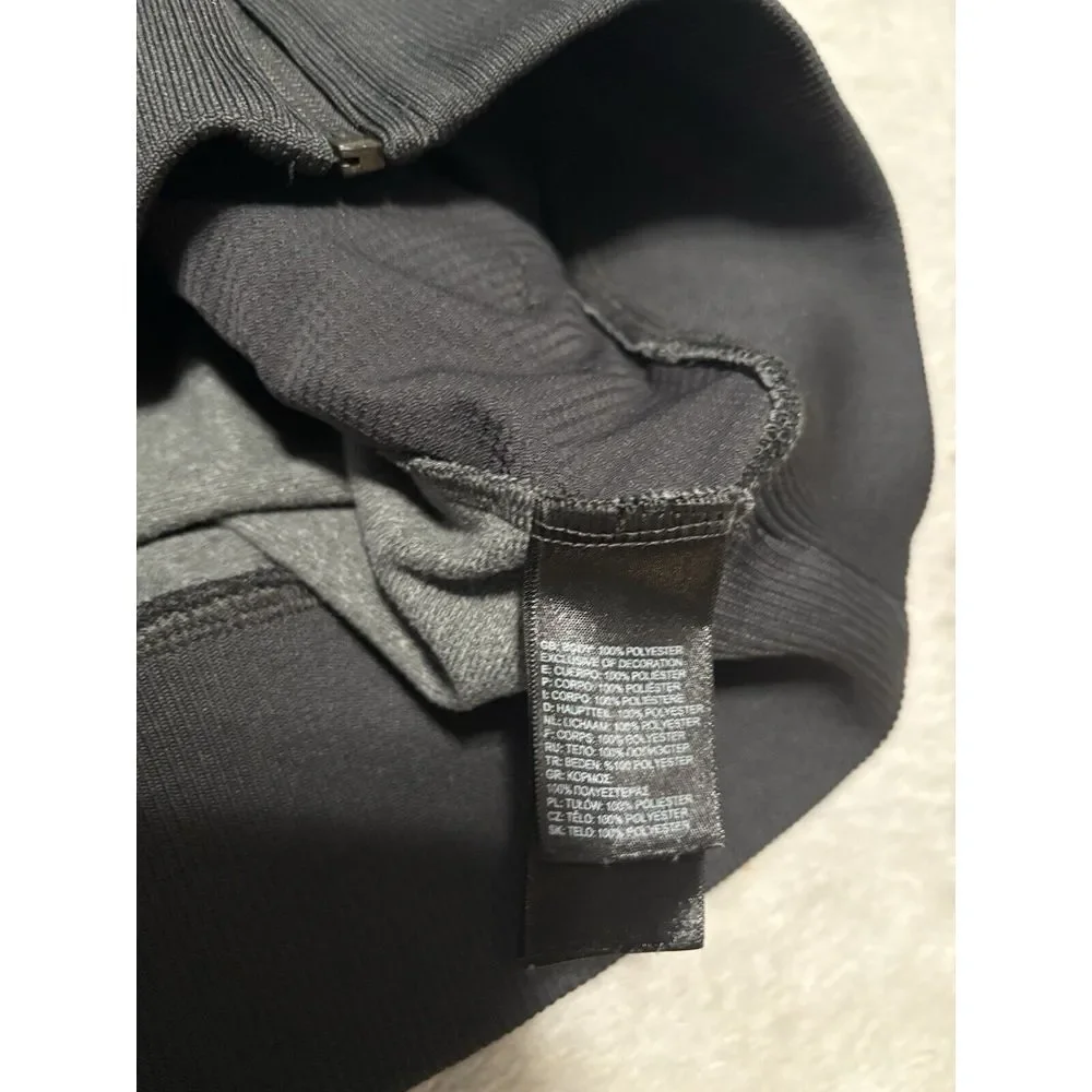 The North Face Tech Mens Gray Zip Up Jacket‎ Size Large Logo